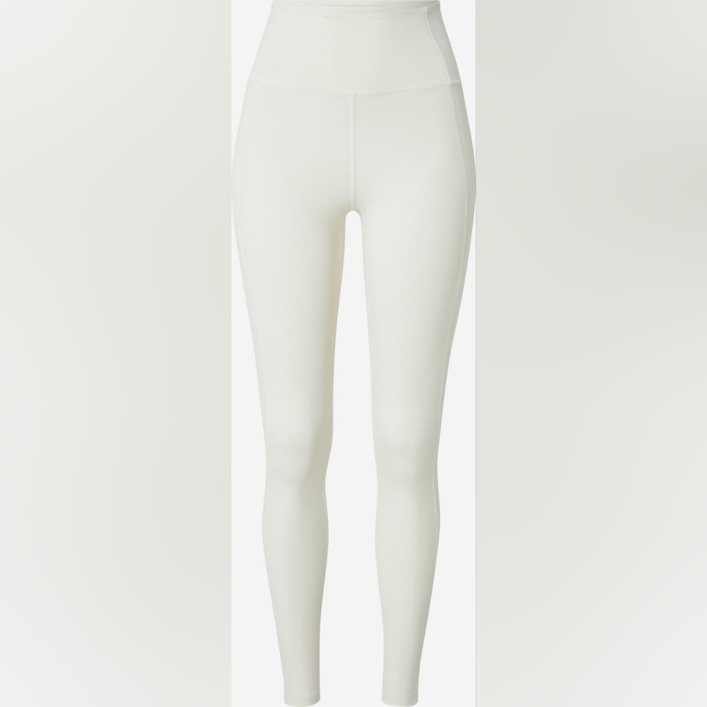 Girlfriend Collective Slim fit Workout Pants in Beige
